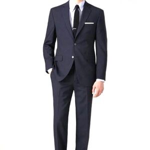 Jack Victor Pinstripe 100% Wool Von Single Breasted Blazer Suit Jacket Size 44R